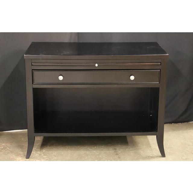 Arhaus Black Nightstand Side Tables, a Pair Chairish