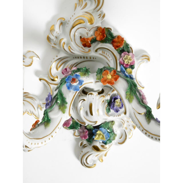 Mid-Century Modern Porcelain Wall Lamps, 1950s, Set of 2 For Sale - Image 12 of 18