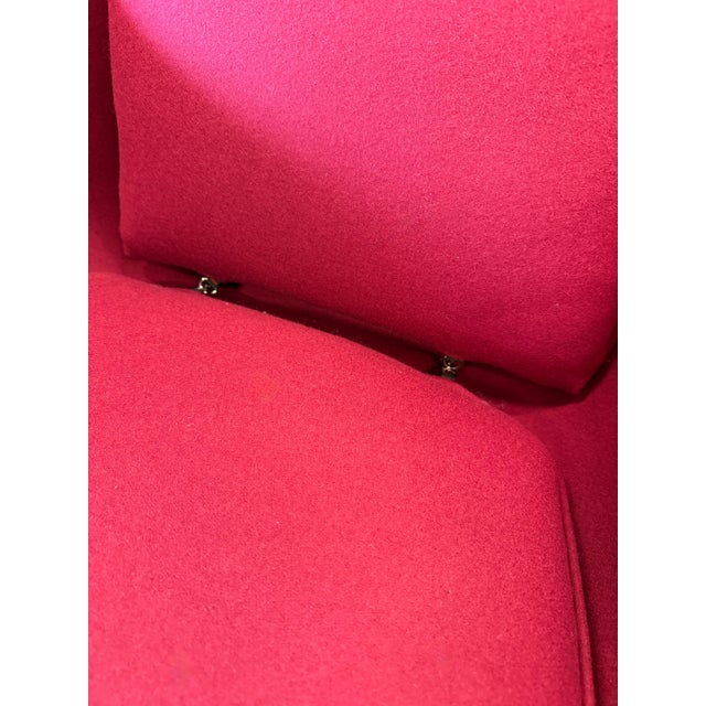 1966 Eero Saarinen for Knoll Womb Chair w/newer Ottoman Reupholstered For Sale - Image 13 of 17