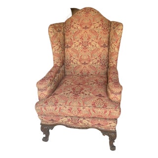 Vintage Wingback Chair For Sale