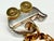 Mid-Century Silver- and Gold-Plated Baby Carriage Artist Pendant Jewelry in the style of Cartier, 1960s For Sale - Image 4 of 13
