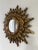Beautiful big French wood gold starburst. Amazing patina. Convex in shape. Rare double wood rays with mirror in great...