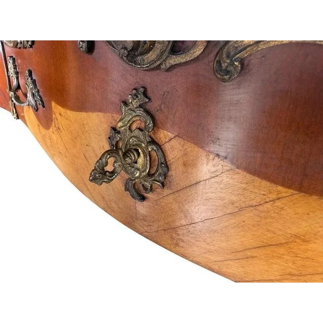 Pair of Spanish Bombe Chests With Portuguese Marble Tops For Sale - Image 12 of 15