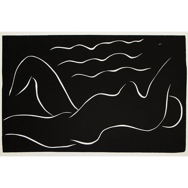 Henri Matisse 1990 After Henri Matisse, "Nude in the Air" Black and White Print For Sale - Image 4 of 8