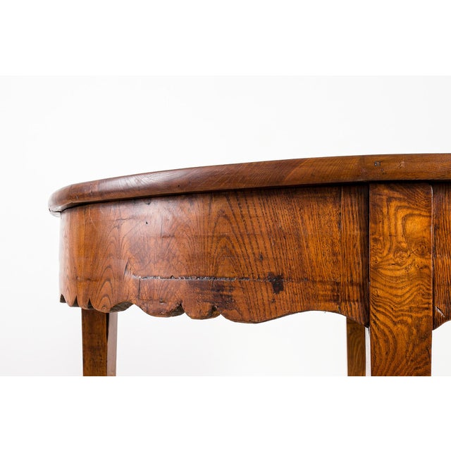 Antique Biedermeier Elm Dining Table, 1800s For Sale - Image 14 of 18