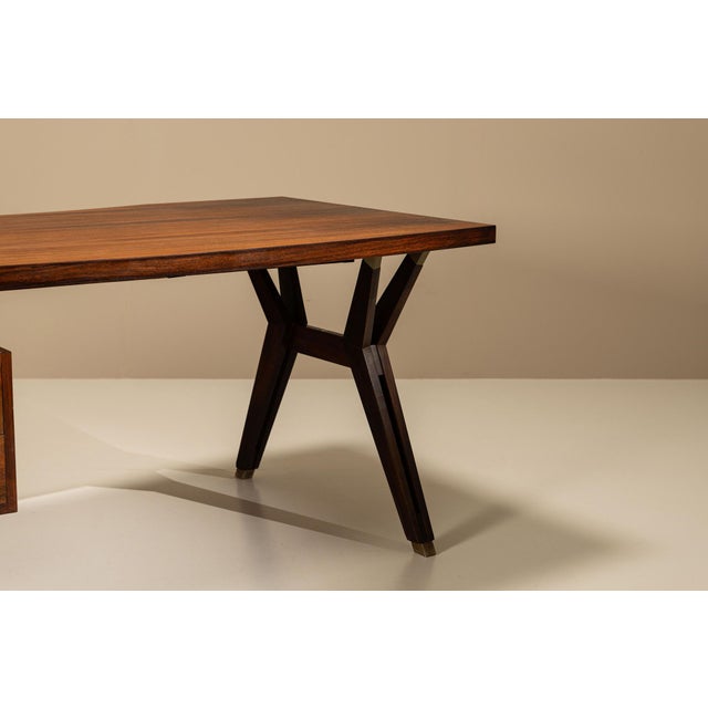 Writing Desk in Rosewood by Ennio Fazioli for MIM Roma, Italy, 1958 For Sale - Image 15 of 18