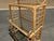 Vintage Bamboo Etagere Three Shelf Glass Bookcase ~ Mid Century Modern For Sale In Los Angeles - Image 6 of 12