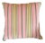 Pink Parlor Stripe Throw Pillow Cover For Sale