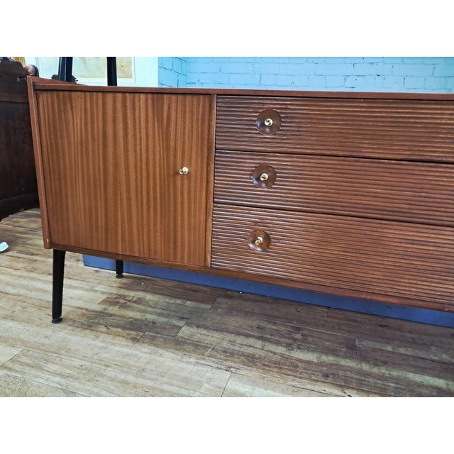 Brown Mid-Century Highboard in Teak from Nathan, 1960s For Sale - Image 8 of 18
