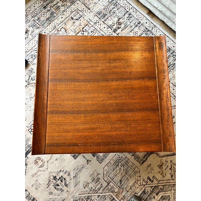Mid-Century Modern Japanese Teak Snack Tables For Sale - Image 11 of 11