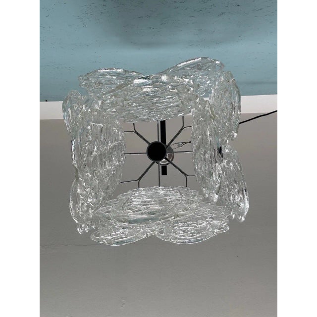 Italian Glass Ragnatela Model Pendant from Mazzega, 1960s For Sale - Image 18 of 18