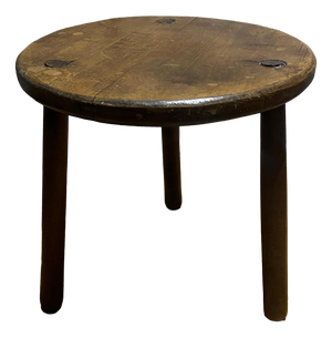 Scandinavian Brutalist Stool, 1950s
