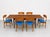 Danish Mid Century Modern TEAK DINING TABLE with two hidden leaves in a lovely streamlined size, perfect for smaller...