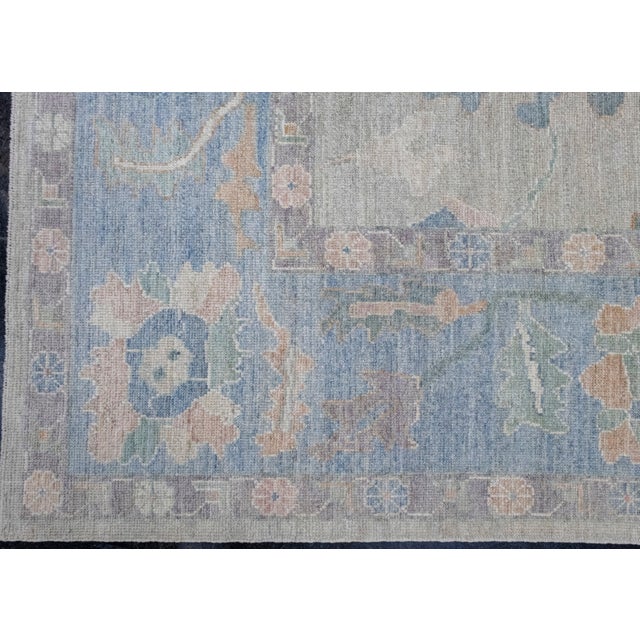 Turkish Square Turkish Oushak Rug 12' x 12'7" For Sale - Image 3 of 8