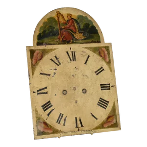 19th Century Hand Painted Clock Face