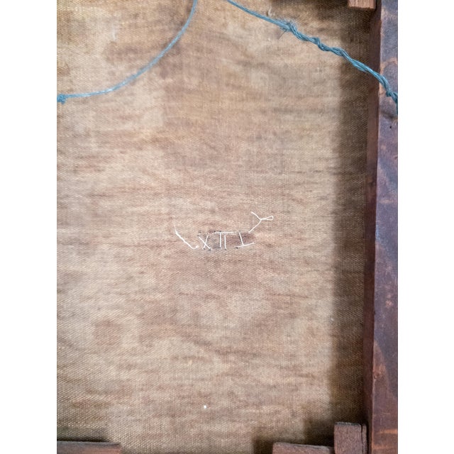 19th Century Pair of Portraits of Husband and Wife "Marital Bliss" For Sale - Image 18 of 18