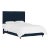 Margaux Bed in Ink Classic Velvet, California King For Sale