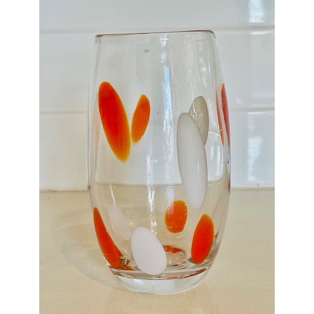 Glass Set of 12, Handblown Vintage Glasses For Sale - Image 7 of 17