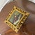 Wood Vintage Italian Still Life Oil Painting Ornate Frame Signed For Sale - Image 7 of 12