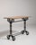 Cast Iron Bistro Table with Wood Top, Antique, France, Early 20th Century For Sale - Image 9 of 11