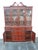 Union National Flame Mahogany 2 Part Breakfront China Display Cabinet 6666 For Sale In Miami - Image 6 of 18
