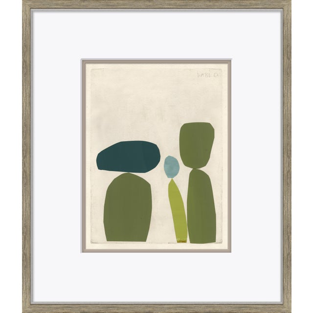 Contemporary Cotswold, Seedlings, Terrace, Shaded, Frond and Wave by Susan Hable For Sale - Image 3 of 8