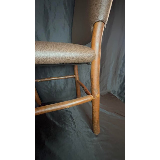 Vintage Signed Old Hickory Lodge Chair, Handcrafted For Sale - Image 9 of 9