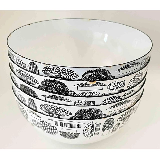 Mid 20th Century Bowls Set Mid Century Modern L Enameled - Set of 11 For Sale - Image 5 of 13