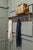 Long Pine Coat Rack and Shelf, 1960 For Sale - Image 6 of 7