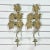 This is a beautiful pair of Italian Tole Candle Sconces. The design consist of five large leaves on each sconce, supported...