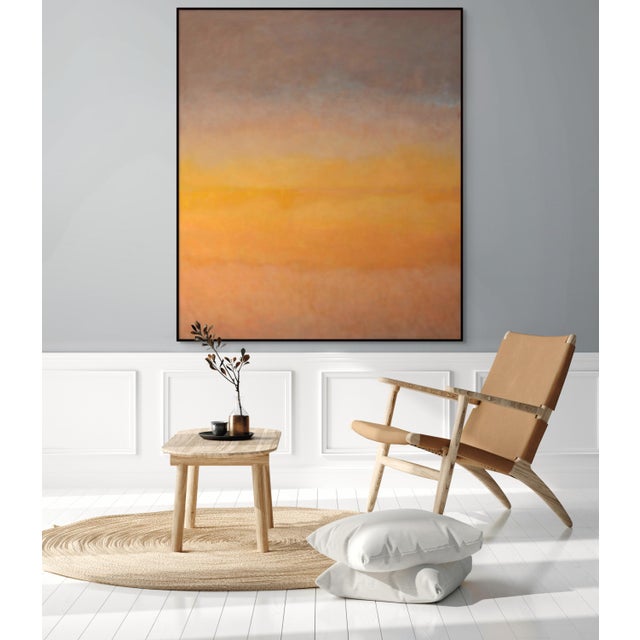 Abstract Contemporary Abstract Oil and Mixed Media on Linen "Deep Time" by Janise Yntema For Sale - Image 3 of 5