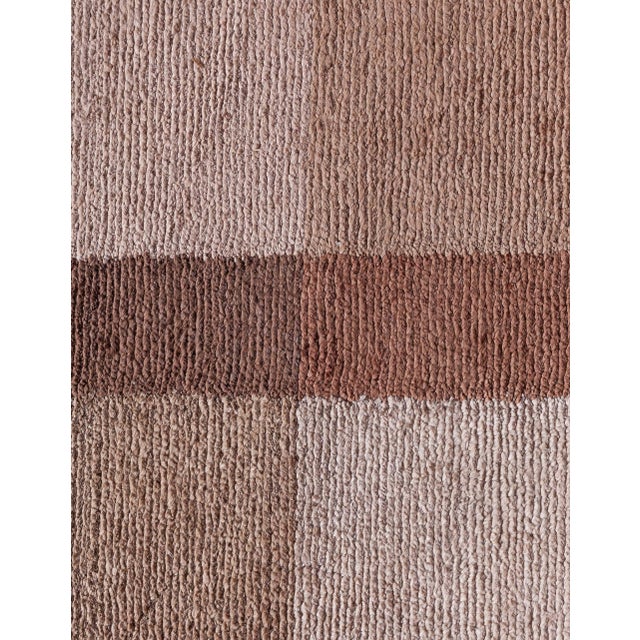 Textile Modern Tibetan “Dune” Design Hand-Knotted Silk Rug by Doris Leslie Blau For Sale - Image 7 of 8