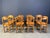 Vintage Pine Wood Dining Chairs, 1980s, Set of 8 For Sale - Image 3 of 11