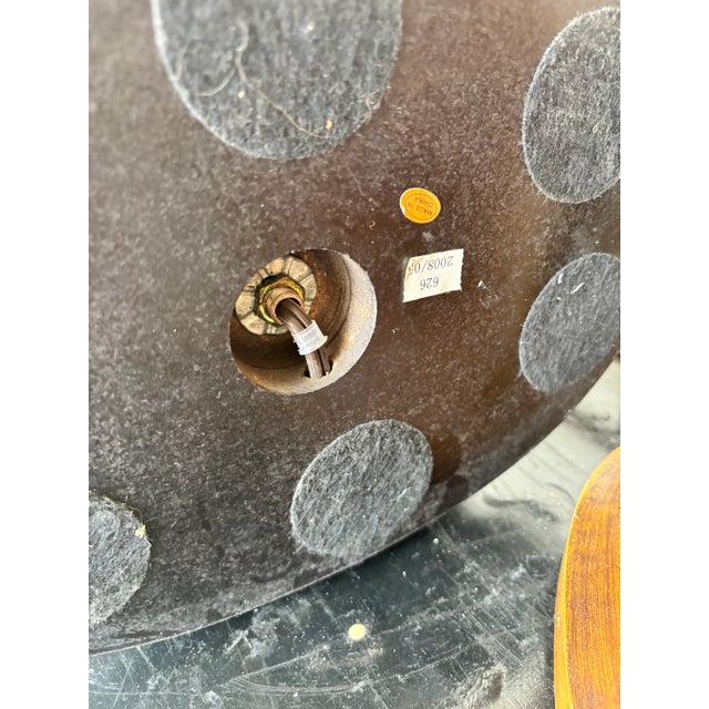 Wood 1990s 2 Natural Yet Modern Large Rattan and Wicker Table Lamps For Sale - Image 7 of 10