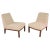 Ecru Sand Bouclé Sophia Slipper Chairs by Edward Wormley for Dunbar - A Pair For Sale - Image 10 of 12