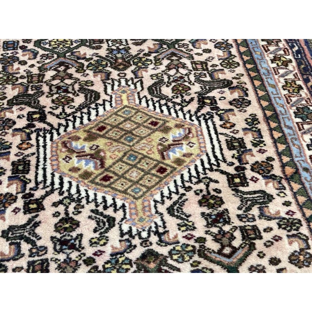 Handmade Iranian Wool Rug For Sale - Image 5 of 10