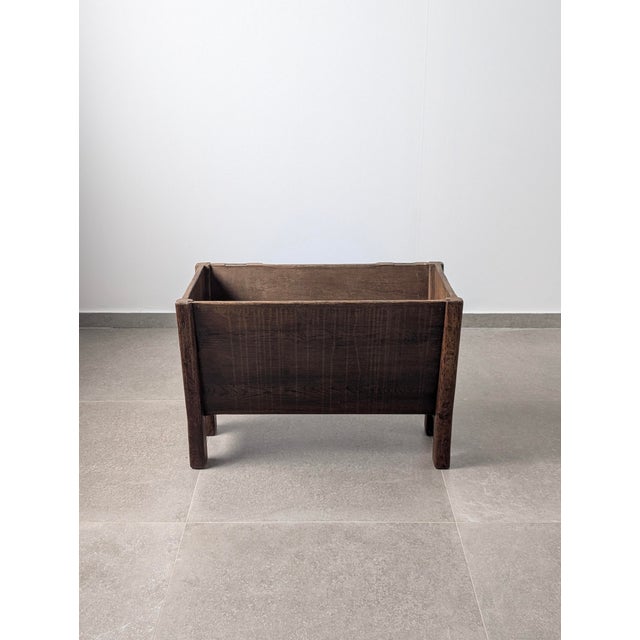 Wabi-Sabi Wooden Planter, Aarhus, Denmark, 1940s For Sale - Image 4 of 18