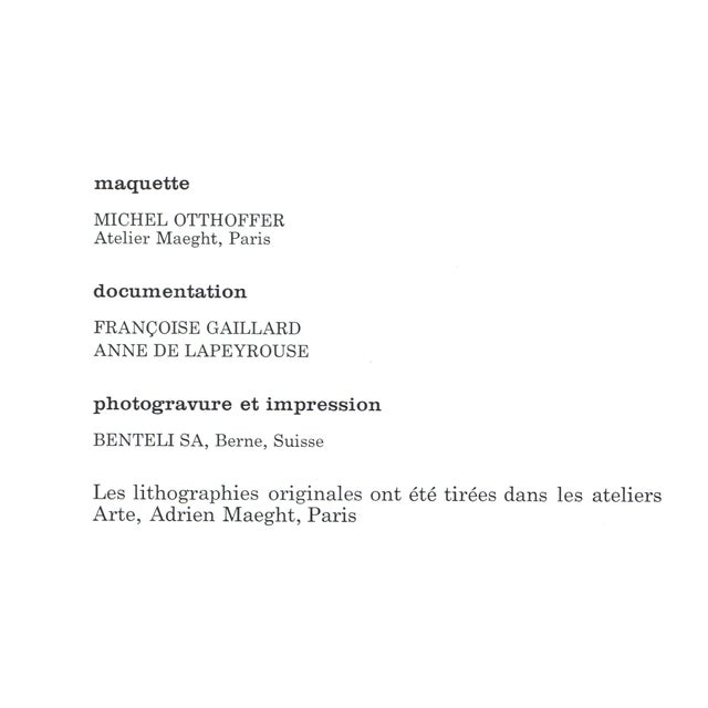 Joan Miró 1974 Untitled Lithograph by Joan Miró From "Céramiques De Miró Et Artigas" For Sale - Image 4 of 5