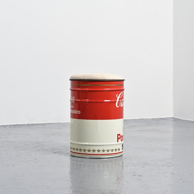 Campbells Soup Can Stool by Dino Gavina for Ultramobile Simon, 1971 For Sale - Image 3 of 18