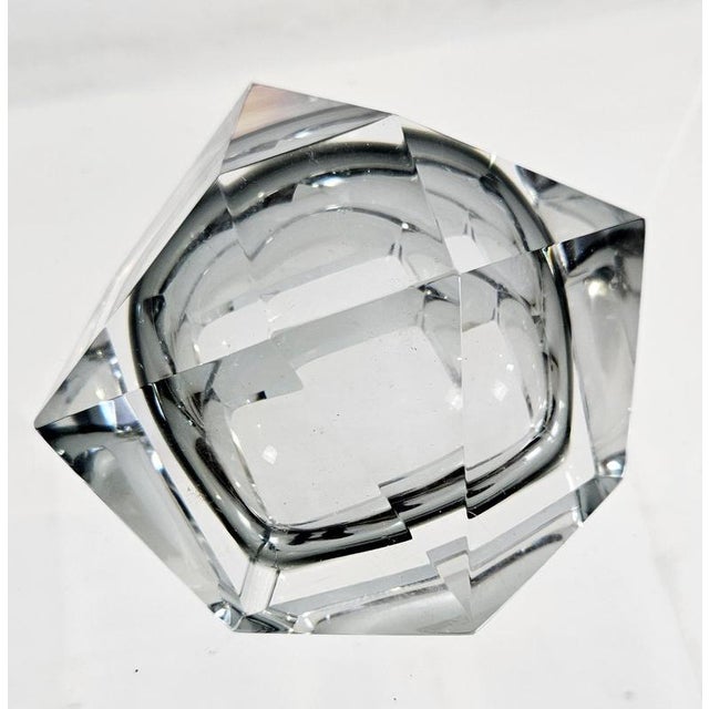 Mid-Century Italian Murano Glass Bowl by Flavio Poli for Seguso, 1960s For Sale - Image 6 of 7