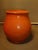 19th Century American Federal Redware Crock with Orange & Pink Glaze For Sale In New York - Image 6 of 7