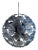 Chrome and Crystal Glass Flower-Bucket Starburst Ballroom Pendant Light, Germany, 1960s For Sale