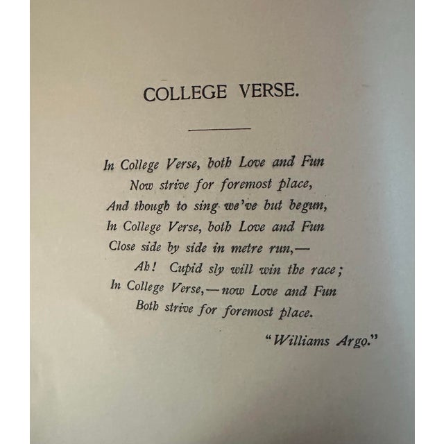 Victorian Antique Cap and Gown Decorative Gift Book Book For Sale - Image 3 of 5