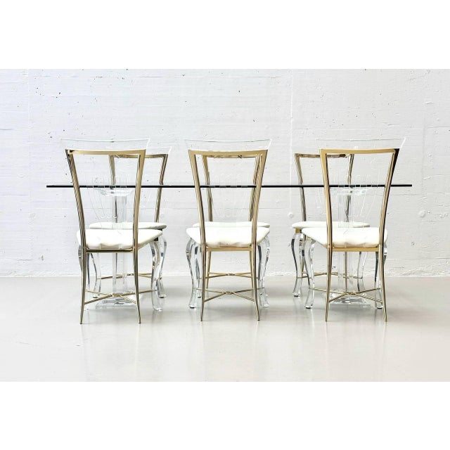 Vintage Table and Chairs by Fabianart for Vereinigte Werkstätten, 1980s, Set of 7 For Sale - Image 15 of 18