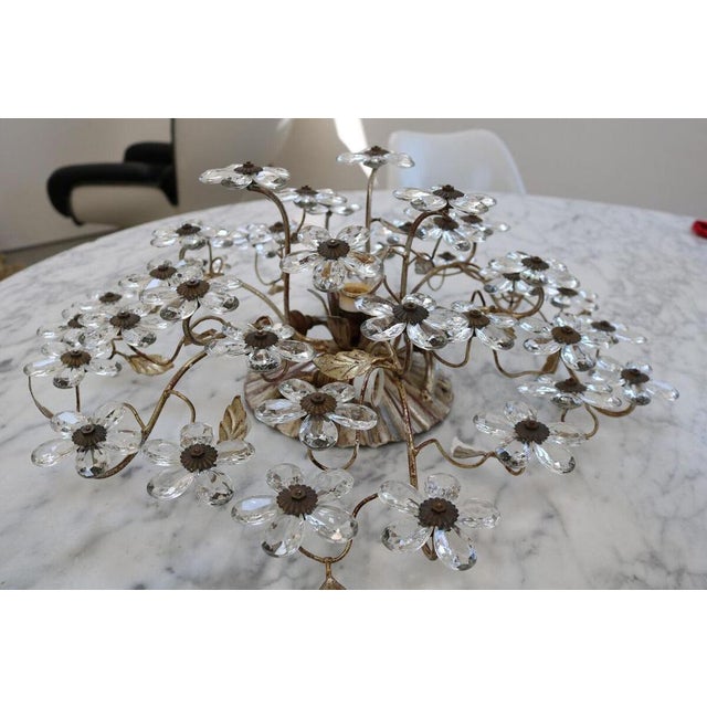 Murano Glass Flower Light from Banci Firenze, 1960s For Sale - Image 13 of 15