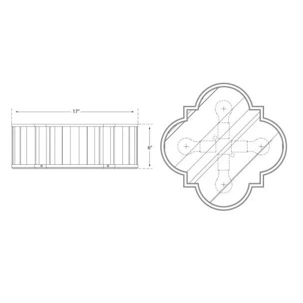 Visual Comfort Thomas O'Brien for Visual Comfort Signature Tilden Large Flush Mount in Antique Nickel with White Glass For Sale - Image 4 of 4