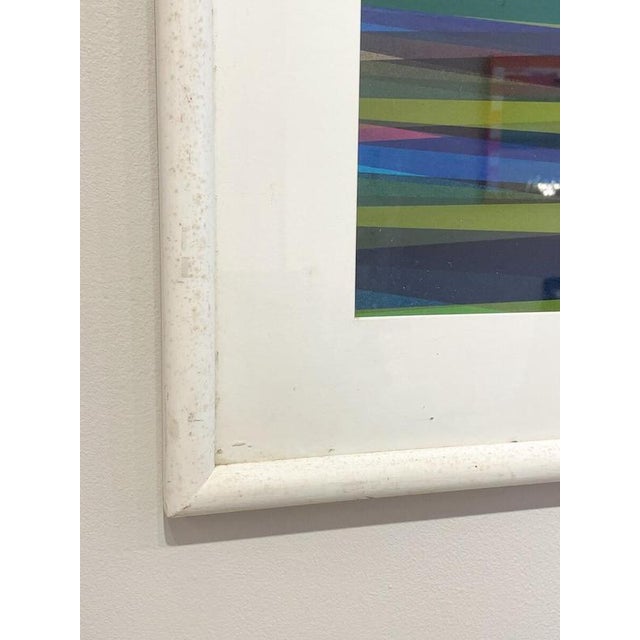 Dordevic Miodrag, Abstract Composition, Gouache on Paper, 1970, Framed For Sale - Image 4 of 8