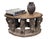 Vintage Large Baga Carved Stool /Table Nimba Kneeling Figures 27.5" W For Sale - Image 4 of 12