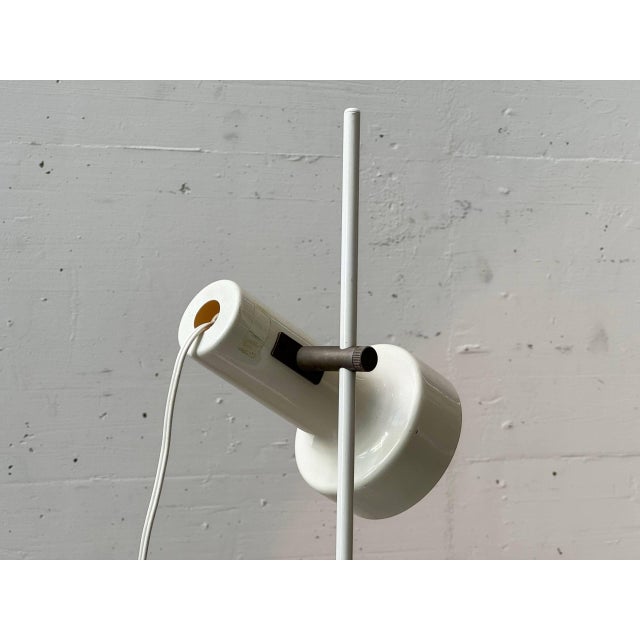 White Mid-Century Floor Lamp with Adjustable Spotlights, 1960s For Sale - Image 8 of 16