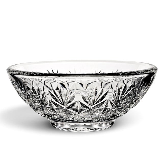 Waterford Hospitality Irish Lead Crystal Party Bowl With Box 5" For Sale - Image 10 of 15